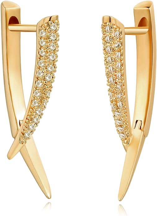 18k Gold Modern Gisele Earrings